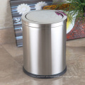 Ronda de acero inoxidable 12L Push Dust Bin (F-12LB)